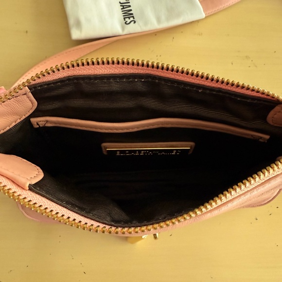 Elizabeth and James Pink Leather Crossbody - Picture 7 of 14